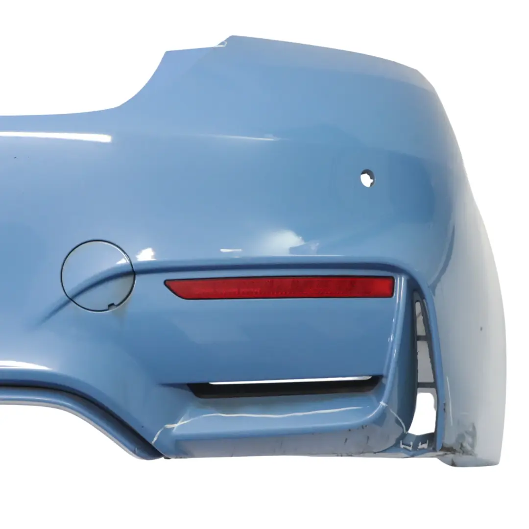 BMW F82 F83 M4 Zderzak Tylny PDC Yas Marina Blue Niebieski Metalik - B68 - SKU 8056223-YMB2 - Numer Części 8056223