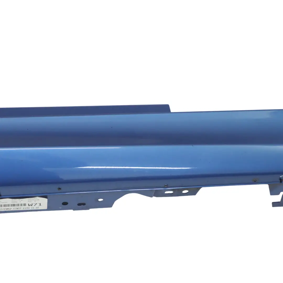 BMW F21 F22 M Sport Sill Strip Side Skirt Right O/S Estoril Blue Metallic - B45 - SKU 8056818-EB - Part number 8056818