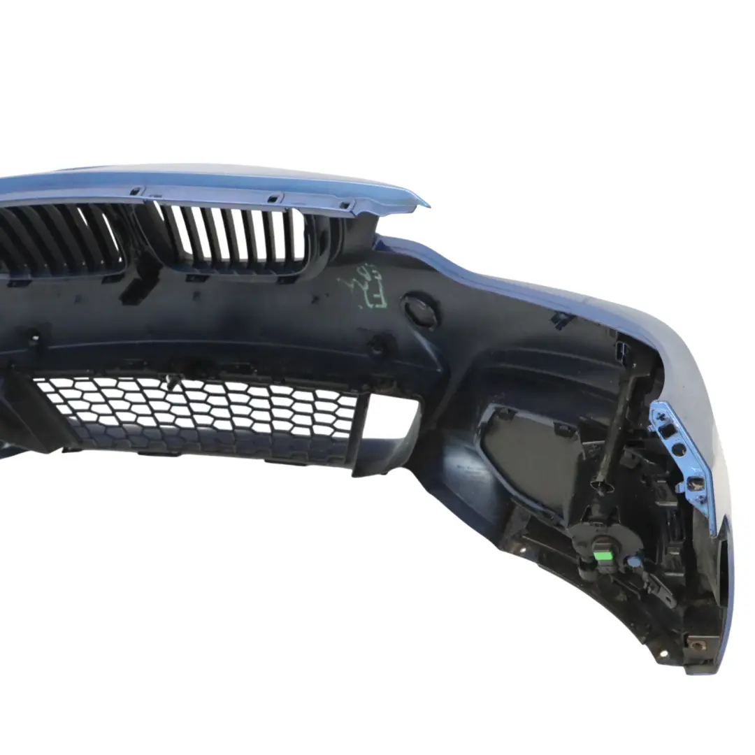 BMW F22 F23 Front Bumper M Sport Trim Panel Estoril Blue Metallic - B45 - SKU 8057047-EB - Part number 8057047