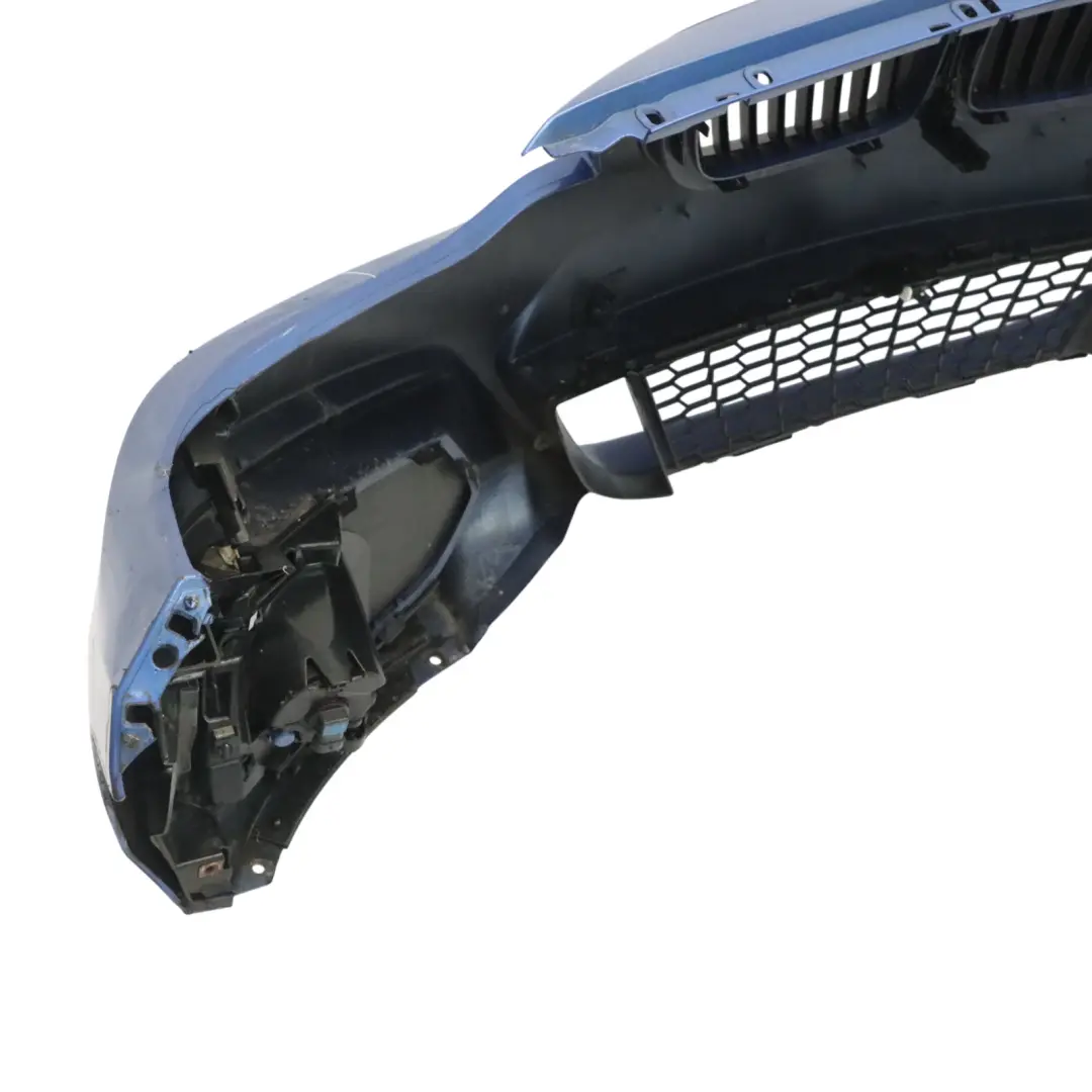 Front Bumper M Sport Trim Panel Estoril Blue Metallic - B45 to BMW F22 F23 with Part number 8057047 BMW F22 F23 Front Bumper M Sport Trim Panel Estoril Blue Metallic - B45 - SKU 8057047-EB - Part number 8057047