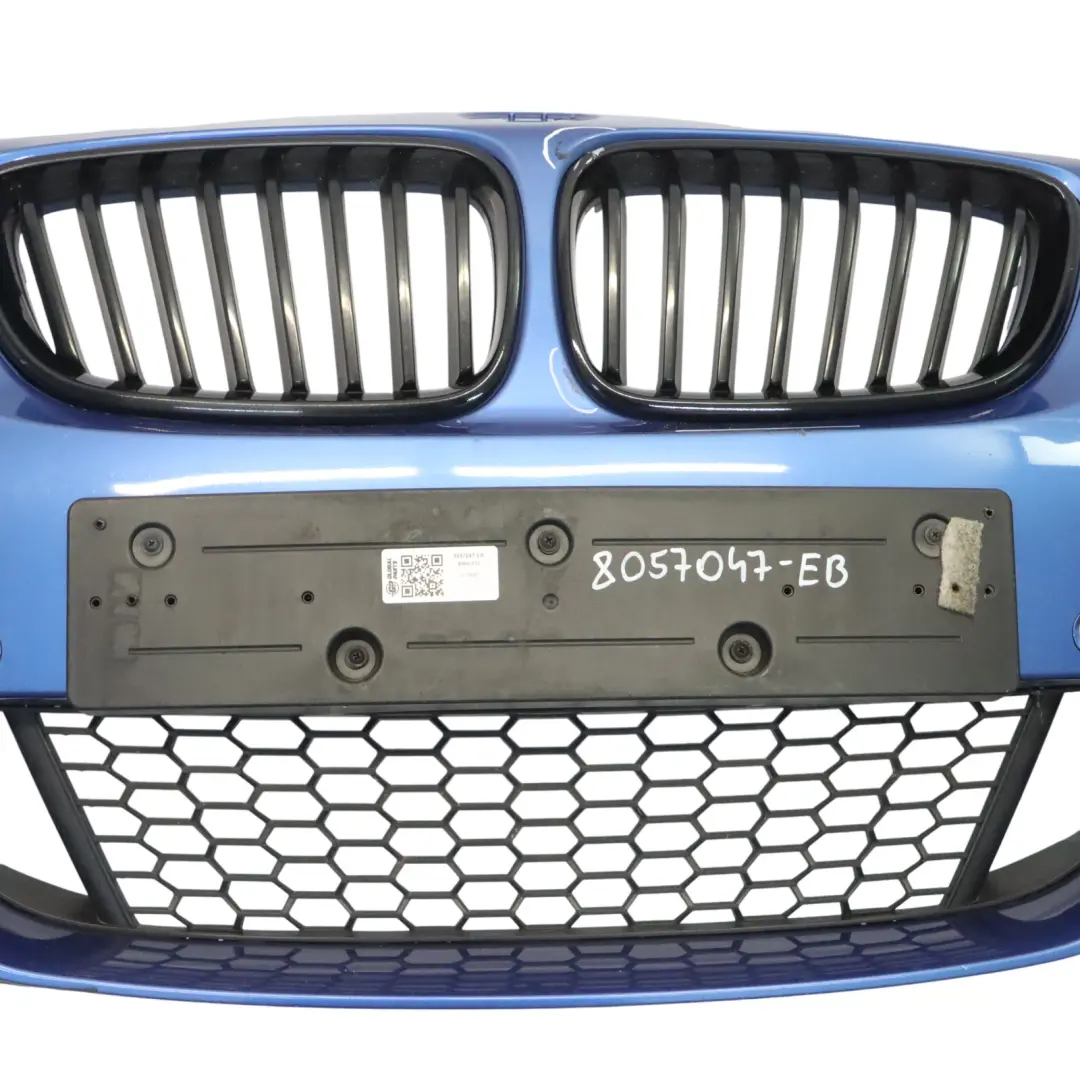 Front Bumper M Sport Trim Panel Estoril Blue Metallic - B45 to BMW F22 F23 with Part number 8057047 BMW F22 F23 Front Bumper M Sport Trim Panel Estoril Blue Metallic - B45 - SKU 8057047-EB - Part number 8057047
