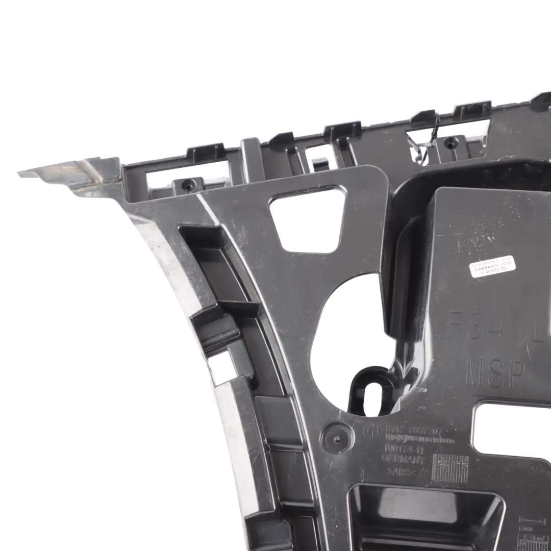 Bumper Guide Rail Bracket Carrier Holder Mount Left N/S to BMW F34 Rear with Part number 8057207 BMW F34 Rear Bumper Guide Rail Bracket Carrier Holder Mount Left N/S - SKU 8057207 - Part number 8057207