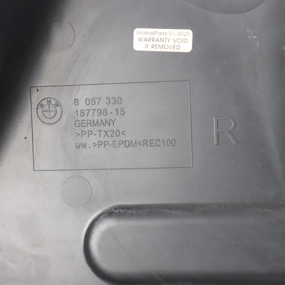 BMW F34 GT Rear Underbody Trim Cover Panel Right O/S - SKU 8057330 - Part number 8057330