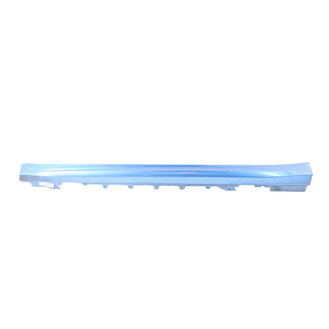 BMW F36 Side Skirt M Sport Sill Strip Left N/S Estoril Blue Metallic - B45 - SKU 8061487-EB1 - Part number 8061487