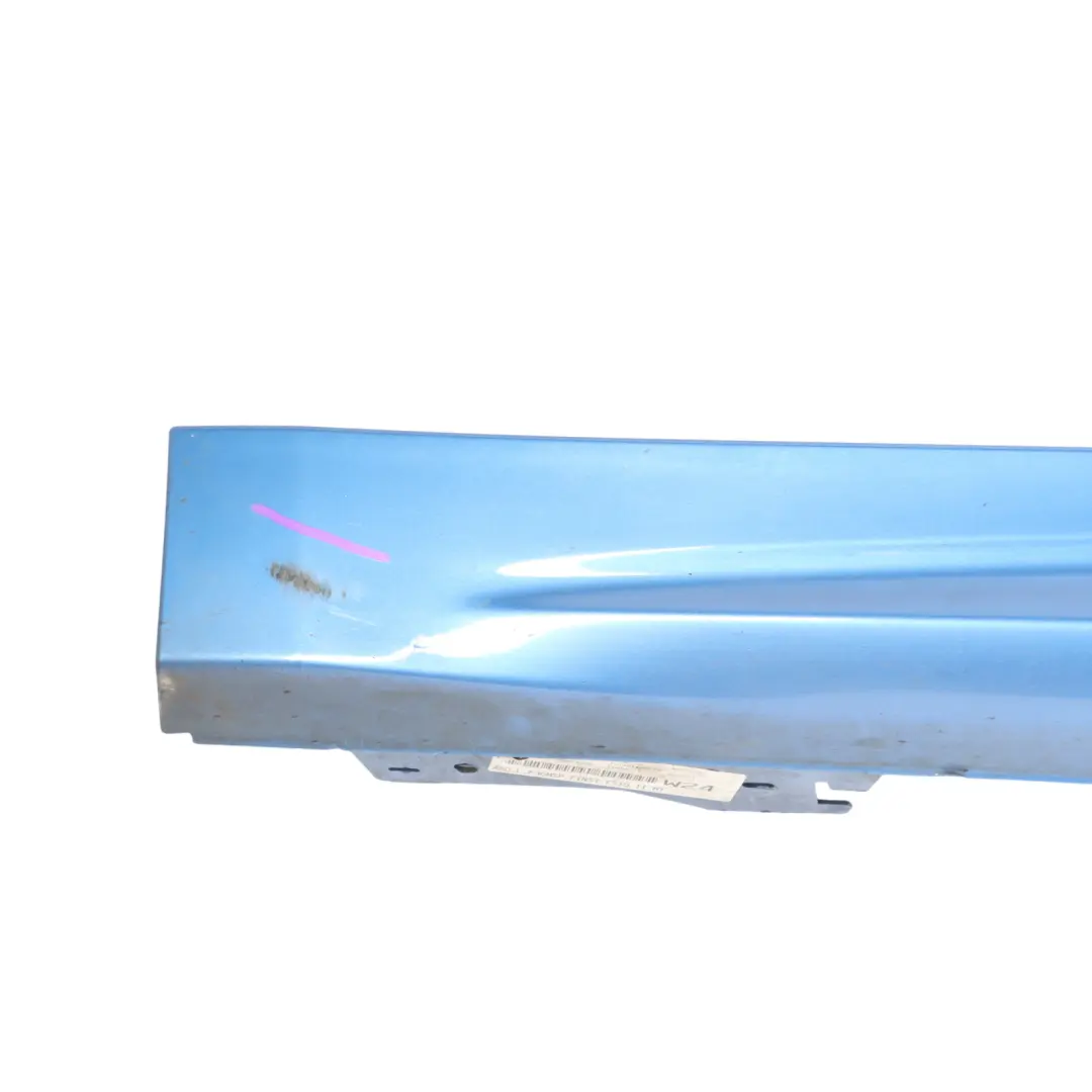 Side Skirt M Sport Sill Strip Left N/S Estoril Blue Metallic - B45 to BMW F36 with Part number 8061487 BMW F36 Side Skirt M Sport Sill Strip Left N/S Estoril Blue Metallic - B45 - SKU 8061487-EB1 - Part number 8061487
