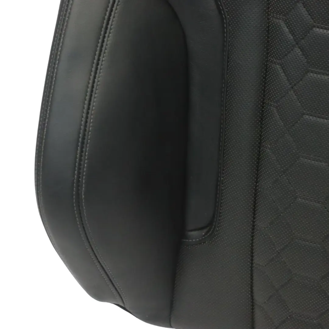 BMW F98 Front Seat Back Rest Cover Cushion Left N/S Leather Heated - SKU 8067165 - Part number 8067165