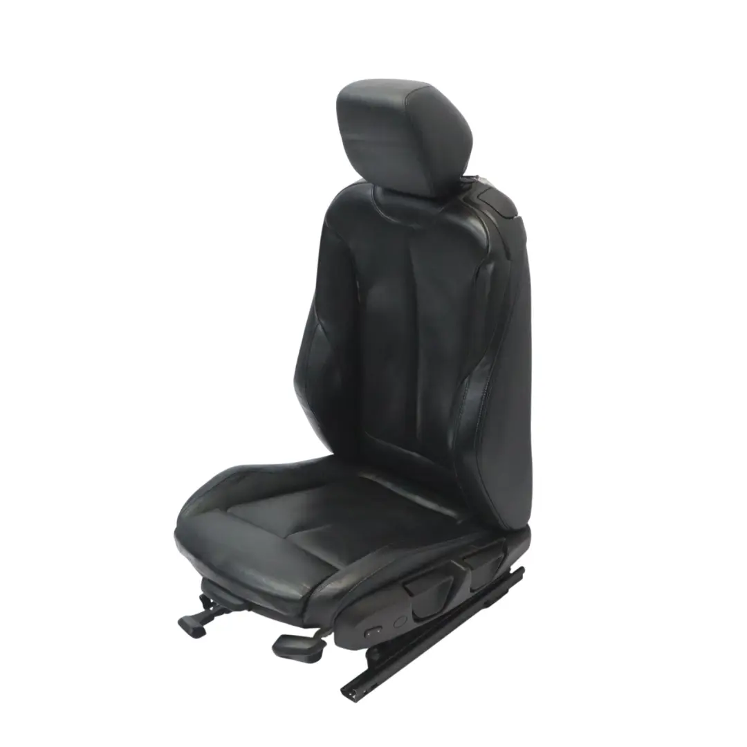  Sportsitz BMW F21 LCI Vorne Links Beheizt Schwarzes Leder Blaue Nähte - SKU 8069655-1 - Teilenummer 8069655