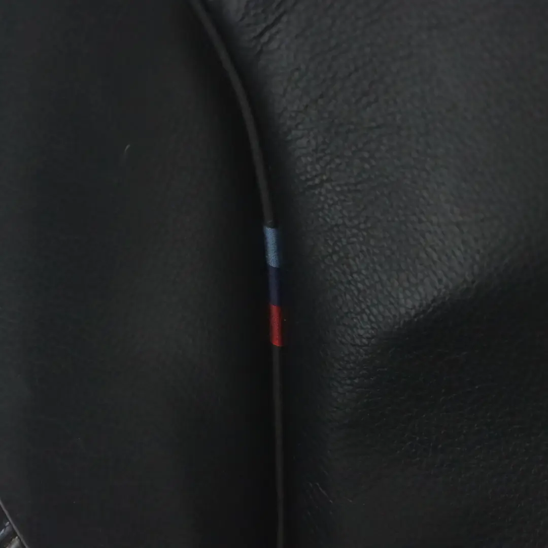 Front Left N/S Heated Black Leather Blue Stitching to Sport Seat BMW F21 LCI with Part number 8069655 Sport Seat BMW F21 LCI Front Left N/S Heated Black Leather Blue Stitching - SKU 8069655-1 - Part number 8069655