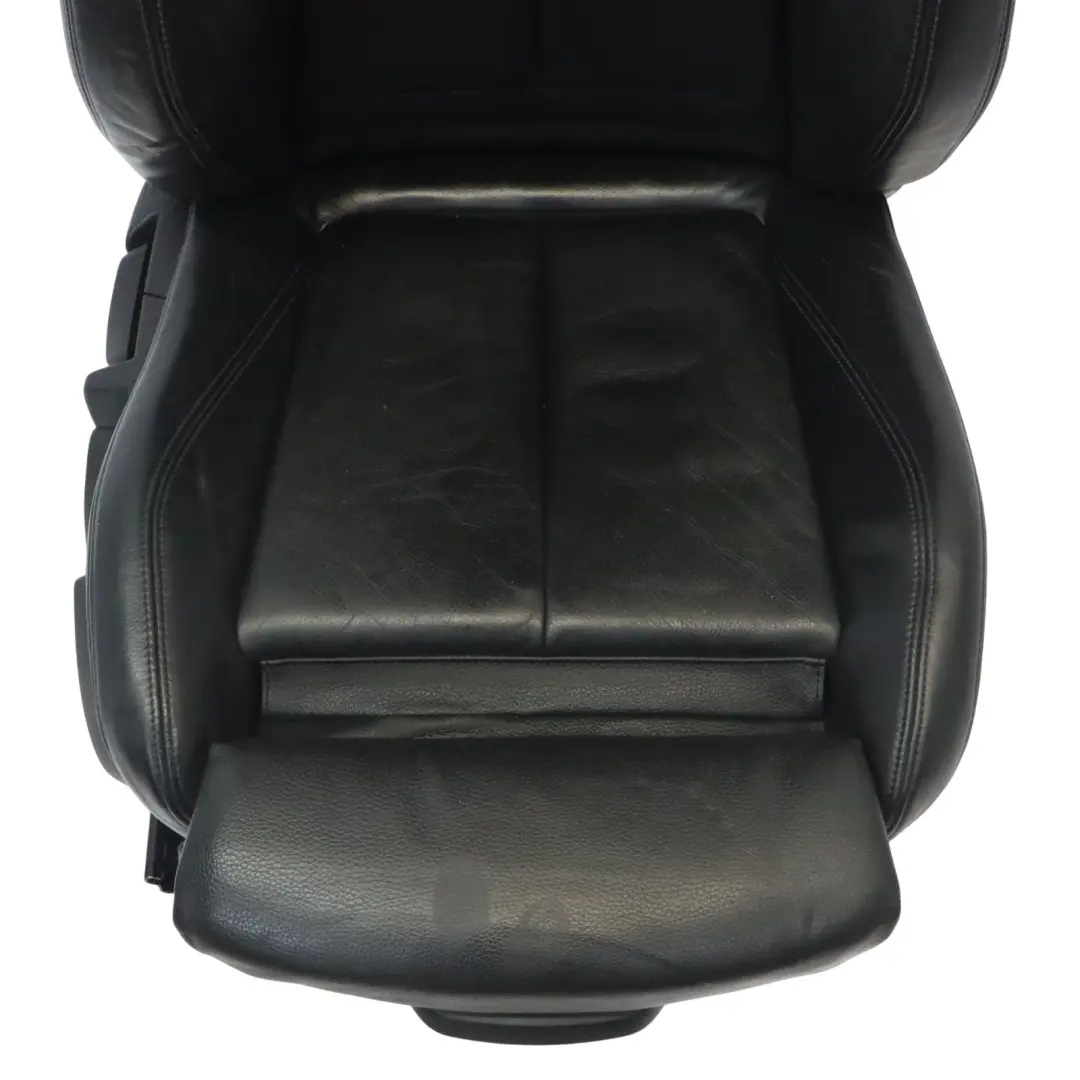 Sport Seat BMW F21 LCI Front Right O/S Heated Black Leather Blue Stitching - SKU 8069656-1 - Part number 8069656