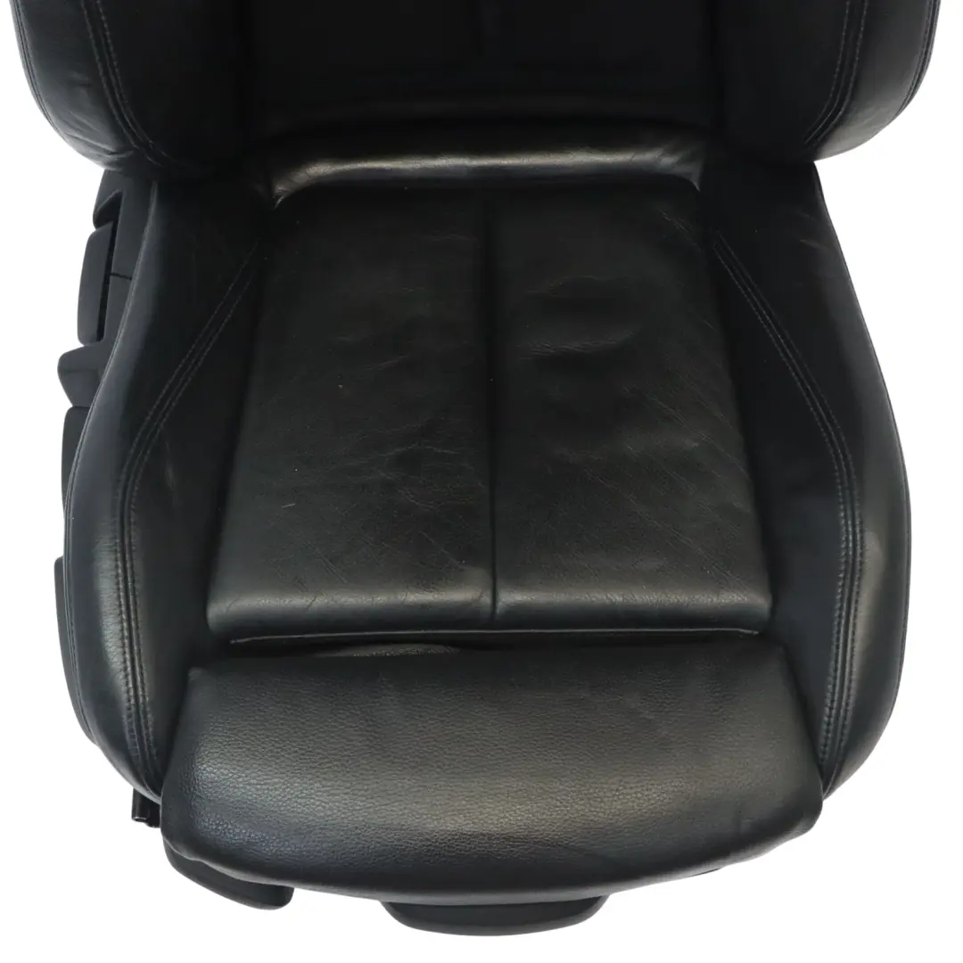 Sport Seat BMW F21 LCI Front Right O/S Heated Black Leather Blue Stitching - SKU 8069656-1 - Part number 8069656