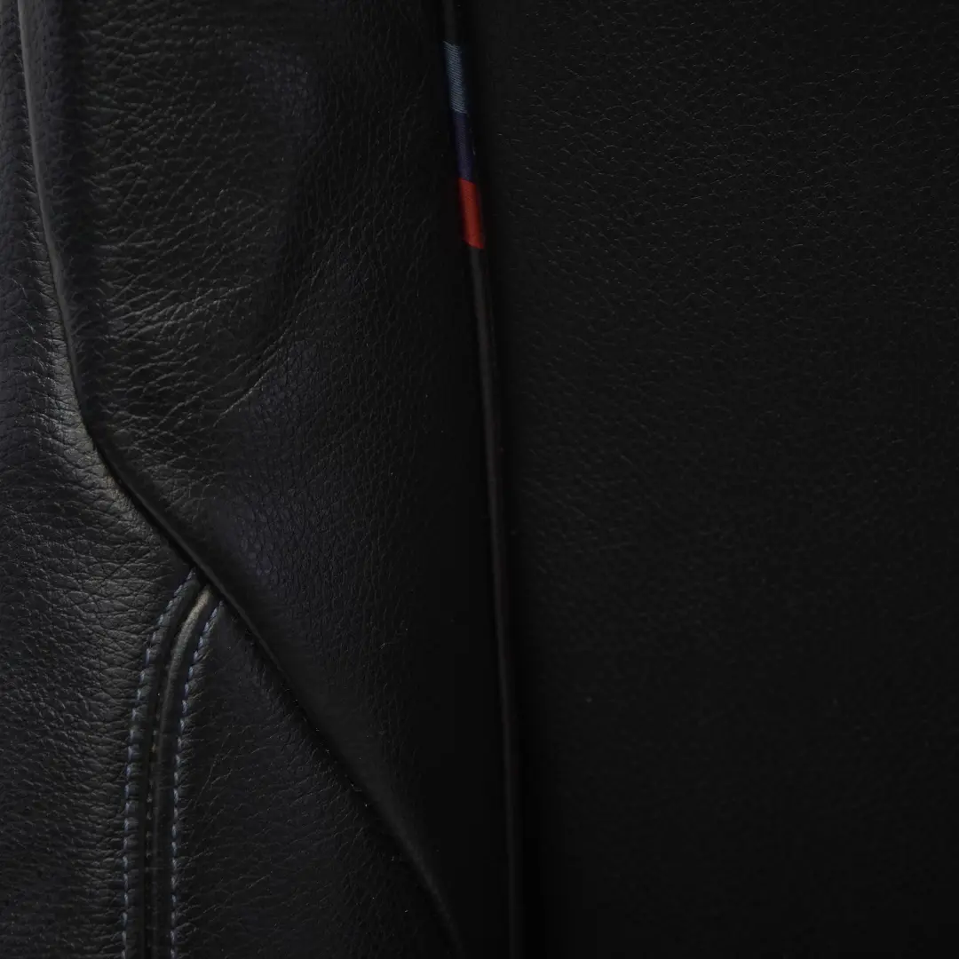 Siège avant gauche cuir noir avec surpiqûres bleu Dakota pour BMW F30 F31 LCI M Sport à propos du numéro de pièce 8069661 BMW F30 F31 LCI M Sport Siège avant gauche cuir noir avec surpiqûres bleu Dakota - SKU 8069661-2 - Numéro de pièce 8069661