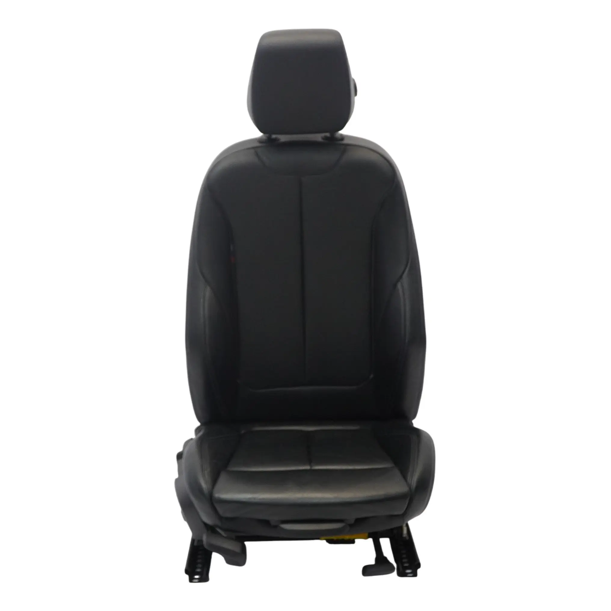 BMW F30 F31 LCI M Sport Sedile Anteriore Destro Pelle Nera Cuciture Blu Dakota