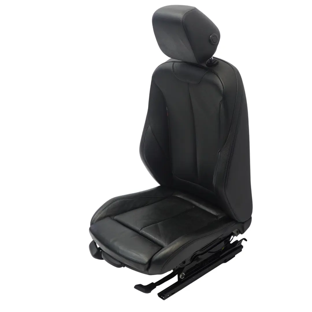 BMW F30 F31 LCI M Sport Seat Front Right O/S Black Leather Dakota Blue Stitching - SKU 8069662-2 - Part number 8069662