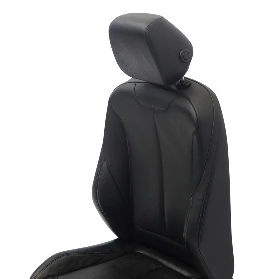 Front Right O/S Black Leather Dakota Blue Stitching to BMW F30 F31 LCI M Sport Seat with Part number 8069662 BMW F30 F31 LCI M Sport Seat Front Right O/S Black Leather Dakota Blue Stitching - SKU 8069662-2 - Part number 8069662