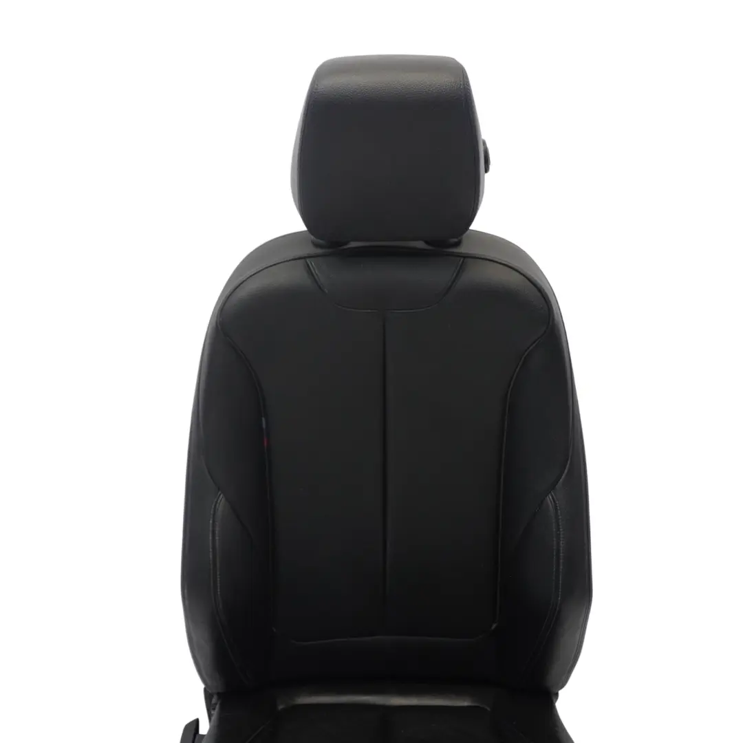 Front Right O/S Black Leather Dakota Blue Stitching to BMW F30 F31 LCI M Sport Seat with Part number 8069662 BMW F30 F31 LCI M Sport Seat Front Right O/S Black Leather Dakota Blue Stitching - SKU 8069662-2 - Part number 8069662