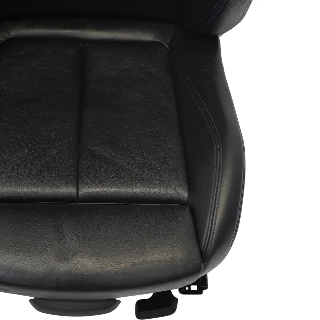 BMW F30 F31 LCI M Sport Siège Avant Droit Cuir Noir Avec Surpiqûres Bleu Dakota - SKU 8069662-2 - Numéro de pièce 8069662