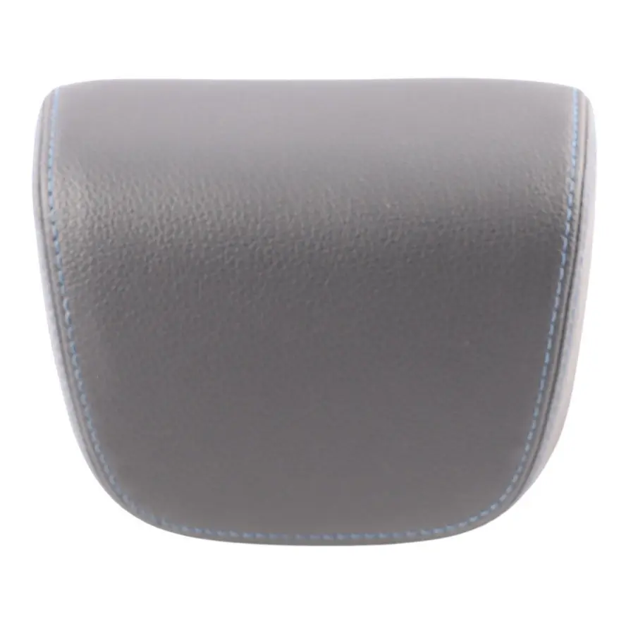 Centre Headrest BMW F20 F30 LCI Rear Middle Leather Black Blue Seam to with Part number 8070060 Centre Headrest BMW F20 F30 LCI Rear Middle Leather Black Blue Seam - SKU 8070060 - Part number 8070060