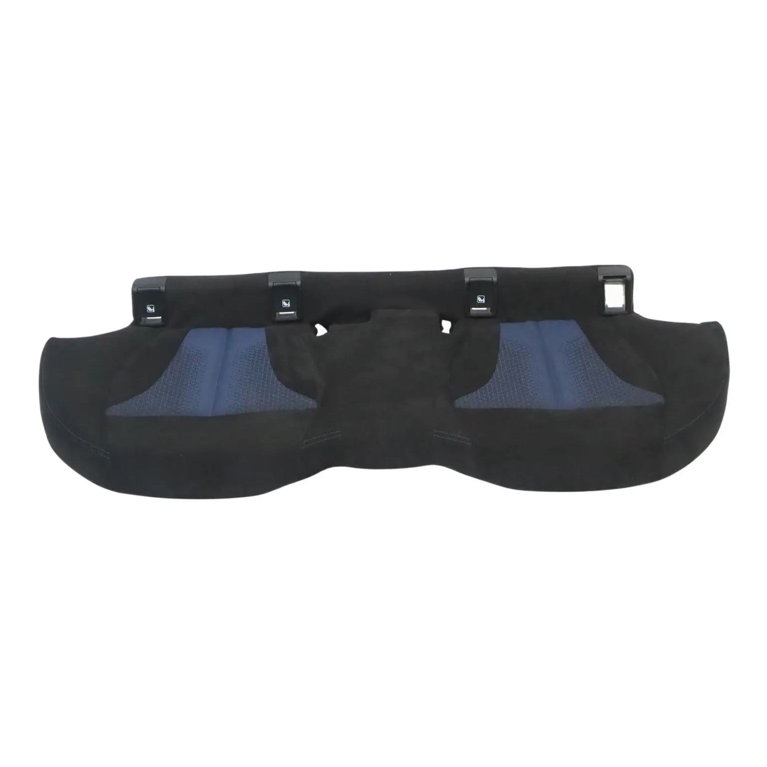 BMW F44 Gran Coupe Asiento Banqueta Trasera Interior Tela Trigon Alcantara Negro