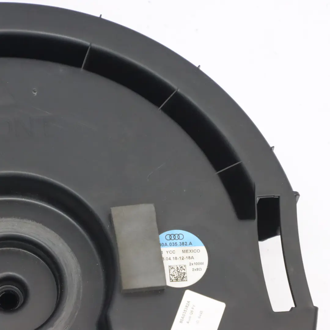 Audi Q5 FY Boot Trunk Subwoofer Rear Speaker - SKU 80A035382A - Part number 80A035382A
