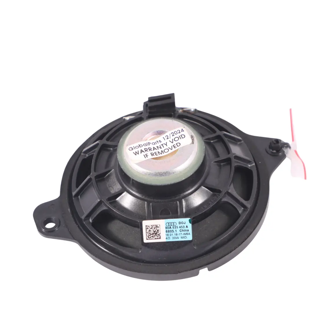 Altavoz central de sonido del salpicadero delantero para Audi Q5 FY con número de pieza 80A035453A Audi Q5 FY Altavoz central de sonido del salpicadero delantero - SKU 80A035453A - Número de pieza 80A035453A