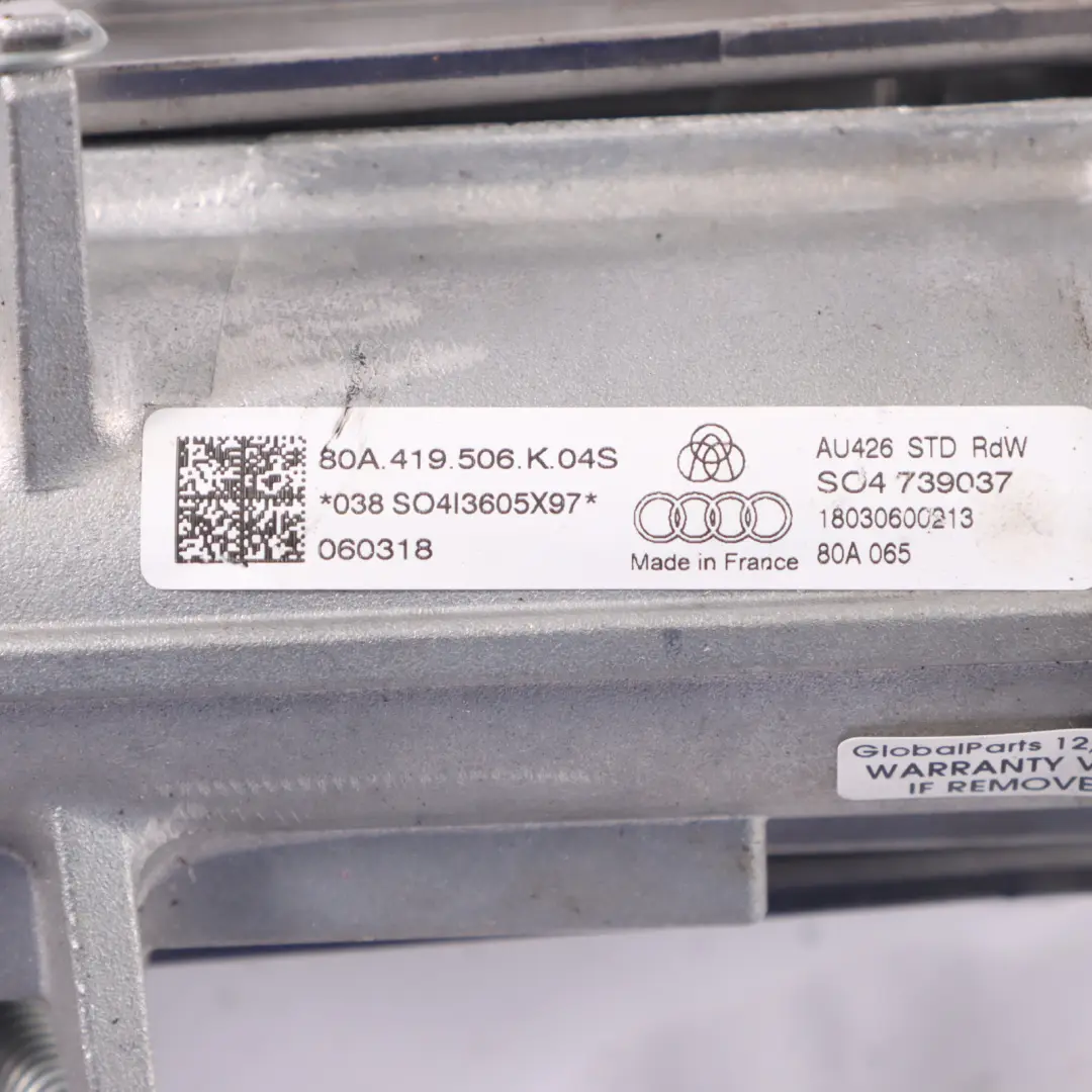 Audi Q5 FY 2.0 TDI Electric Power Steering Column - SKU 80A419506K - Part number 80A419506K