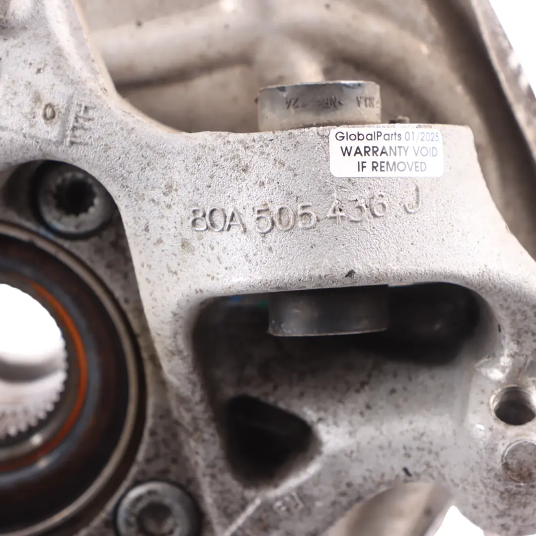 Audi Q5 FY 2.0 TFSI DAXB Petrol Axle Rear Hub Knuckle Right O/S - SKU 80A505432G-1 - Part number 80A505432G