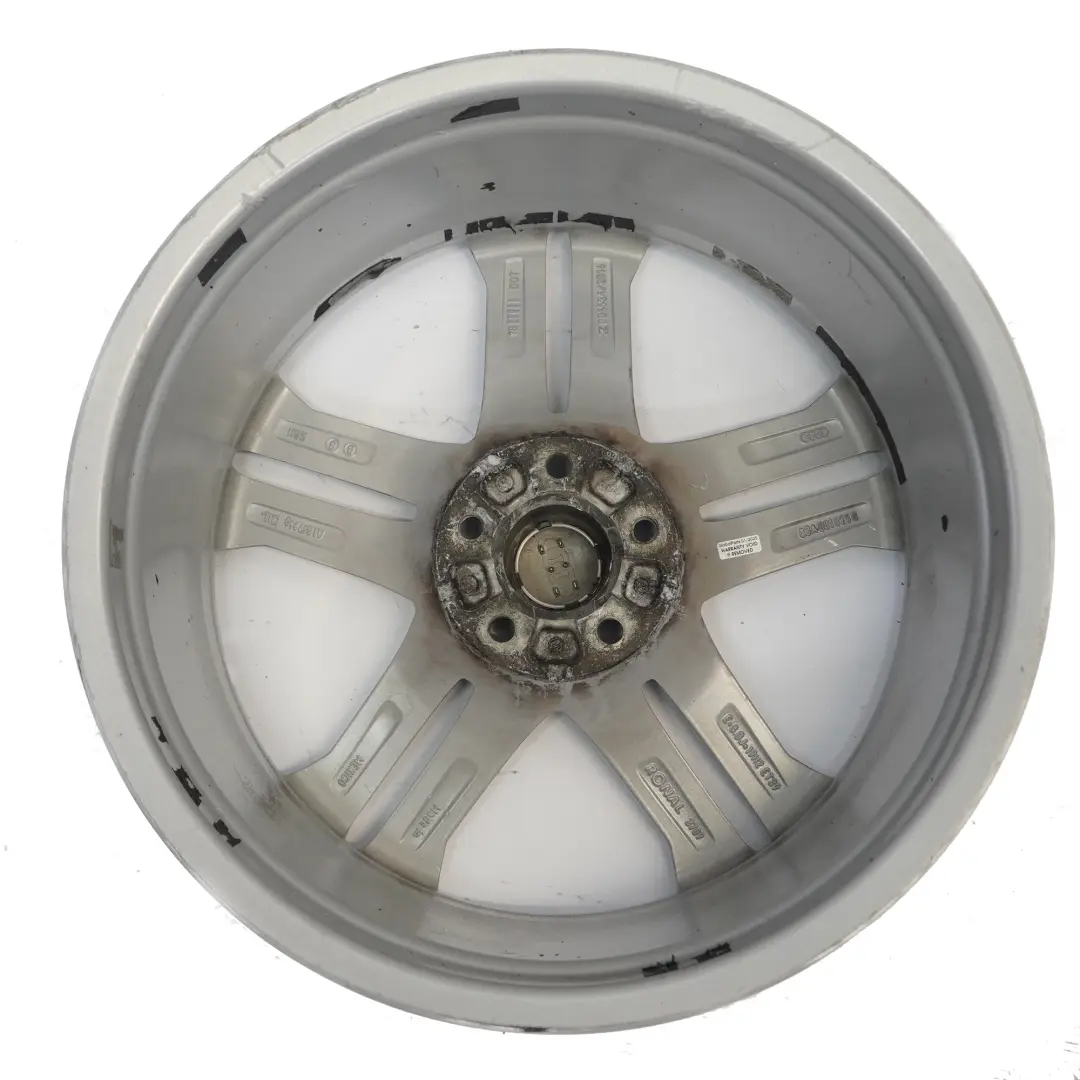 Silberne Leichtmetallfelge Alufelge 19" 8J ET:39 für Audi Q5 FY S Line mit Teilenummer 80A601025G Audi Q5 FY S Line Silberne Leichtmetallfelge Alufelge 19" 8J ET:39 - SKU 80A601025G-1 - Teilenummer 80A601025G