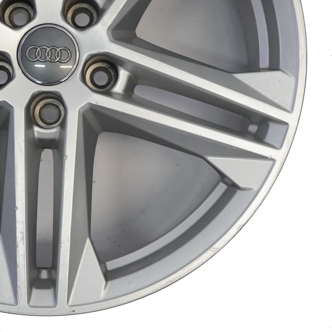 Audi Q5 FY S Line Silver Wheel Alloy Rim 19" 8J ET:39 Double Spoke - SKU 80A601025G-1 - Part number 80A601025G