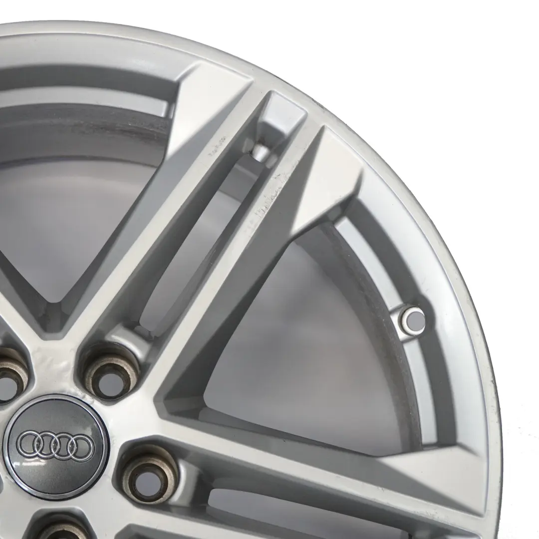 Audi Q5 FY S Line Silver Wheel Alloy Rim 19" 8J ET:39 Double Spoke - SKU 80A601025G-2 - Part number 80A601025G