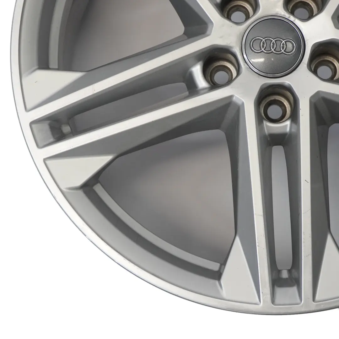 Audi Q5 FY S Line Silver Wheel Alloy Rim 19" 8J ET:39 Double Spoke - SKU 80A601025G-2 - Part number 80A601025G