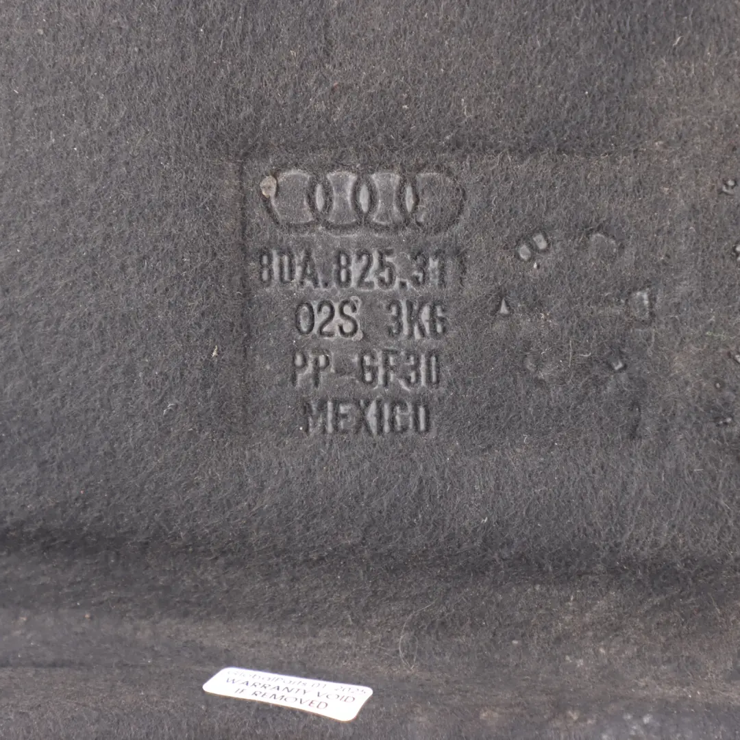 Underbody Protection Underfloor Panel Cover Rear Right O/S to Audi Q5 FY with Part number 80A825311 Audi Q5 FY Underbody Protection Underfloor Panel Cover Rear Right O/S - SKU 80A825311 - Part number 80A825311