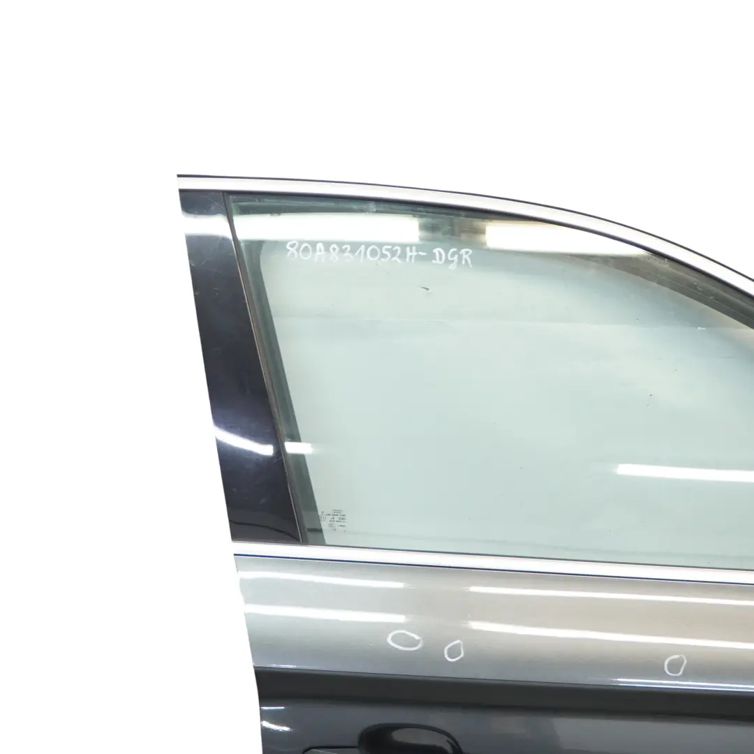 Door Front Right O/S Daytona Grey Pearl Effect - Z7S to Audi Q5 FY with Part number 80A831052H Audi Q5 FY Door Front Right O/S Daytona Grey Pearl Effect - Z7S - SKU 80A831052H-DGR - Part number 80A831052H