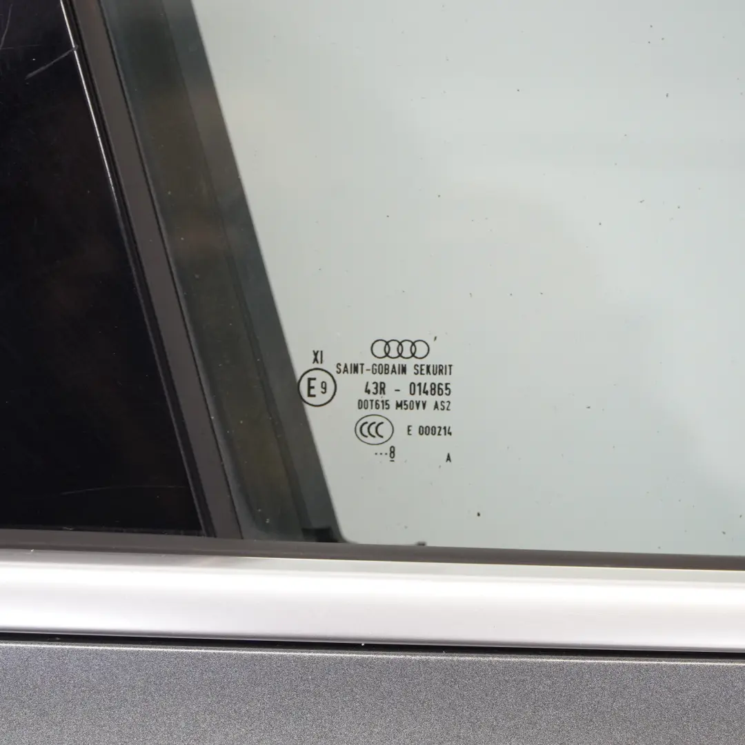 Door Front Right O/S Daytona Grey Pearl Effect - Z7S to Audi Q5 FY with Part number 80A831052H Audi Q5 FY Door Front Right O/S Daytona Grey Pearl Effect - Z7S - SKU 80A831052H-DGR - Part number 80A831052H