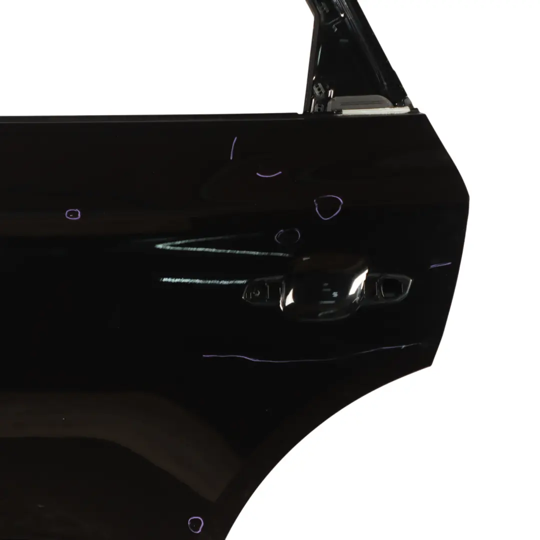 Door Covering Rear Left N/S Mythical Black Metallic - Y9T to Audi Q5 FY with Part number 80A833051A Audi Q5 FY Door Covering Rear Left N/S Mythical Black Metallic - Y9T - SKU 80A833051A-MYB - Part number 80A833051A