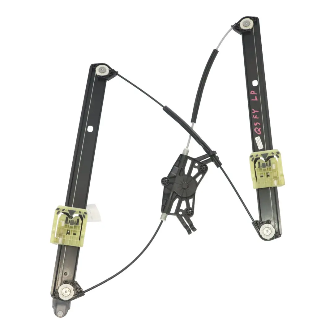 Mk2 FY Door Window Lifter Regulator Mechanism Front Left N/S to Audi Q5 with Part number 80A837461A Audi Q5 Mk2 FY Door Window Lifter Regulator Mechanism Front Left N/S - SKU 80A837461A - Part number 80A837461A