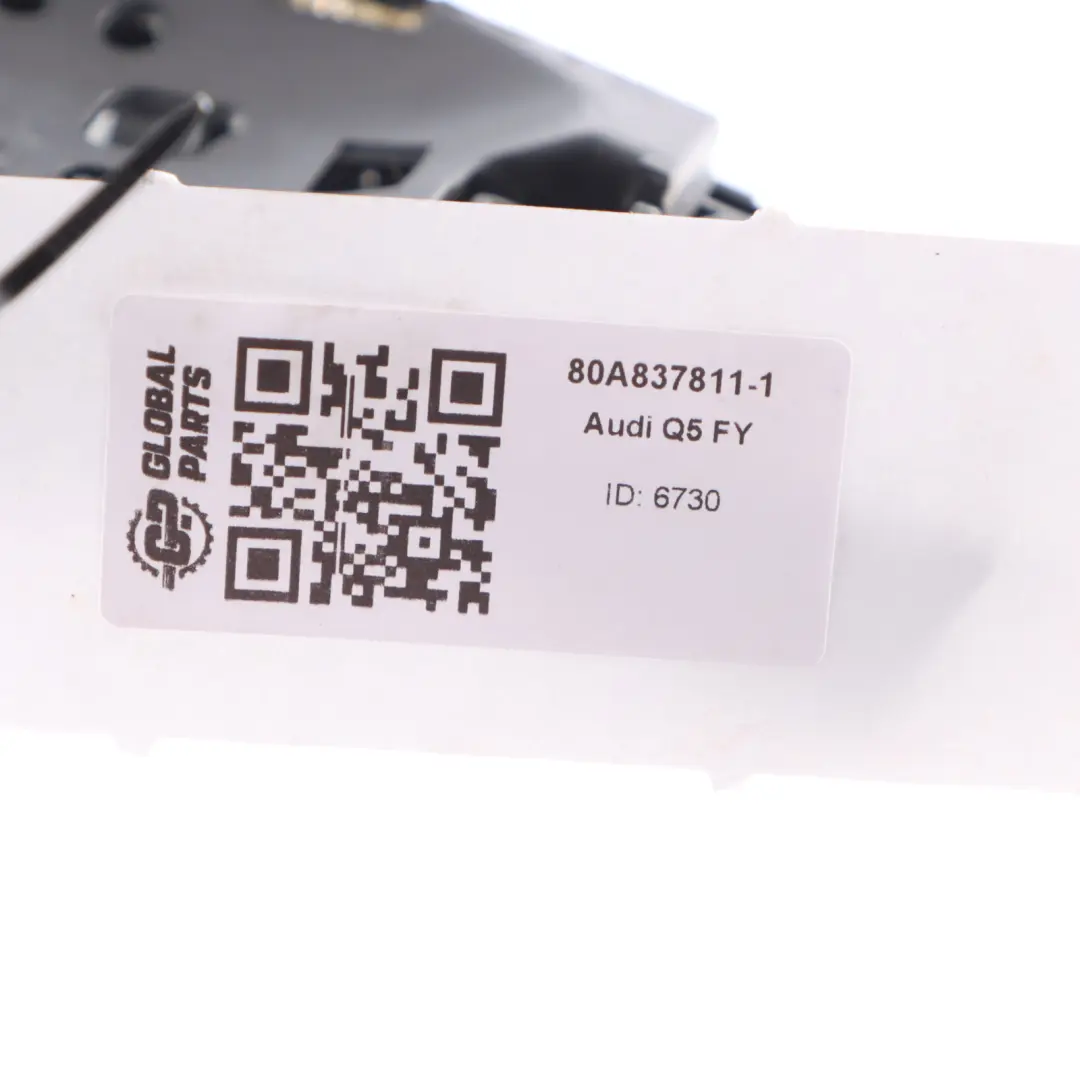 Door Exterior Grab Handle Plate Mount Rear Left N/S to Audi Q5 FY with Part number 80A837811 Audi Q5 FY Door Exterior Grab Handle Plate Mount Rear Left N/S - SKU 80A837811-1 - Part number 80A837811