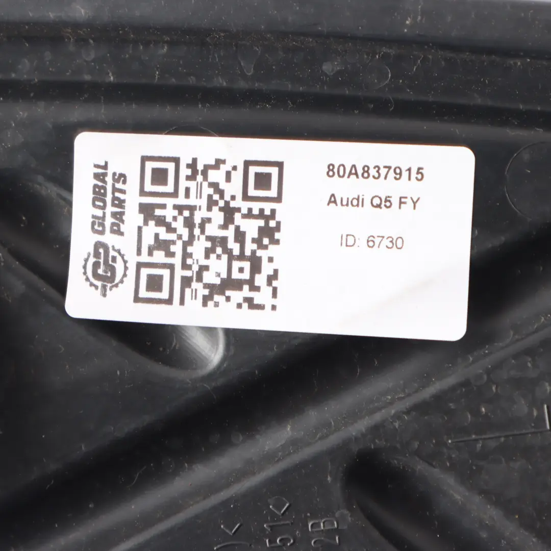 Door Inner Panel Covering Plate Front Left N/S to Audi Q5 FY with Part number 80A837915 Audi Q5 FY Door Inner Panel Covering Plate Front Left N/S - SKU 80A837915 - Part number 80A837915