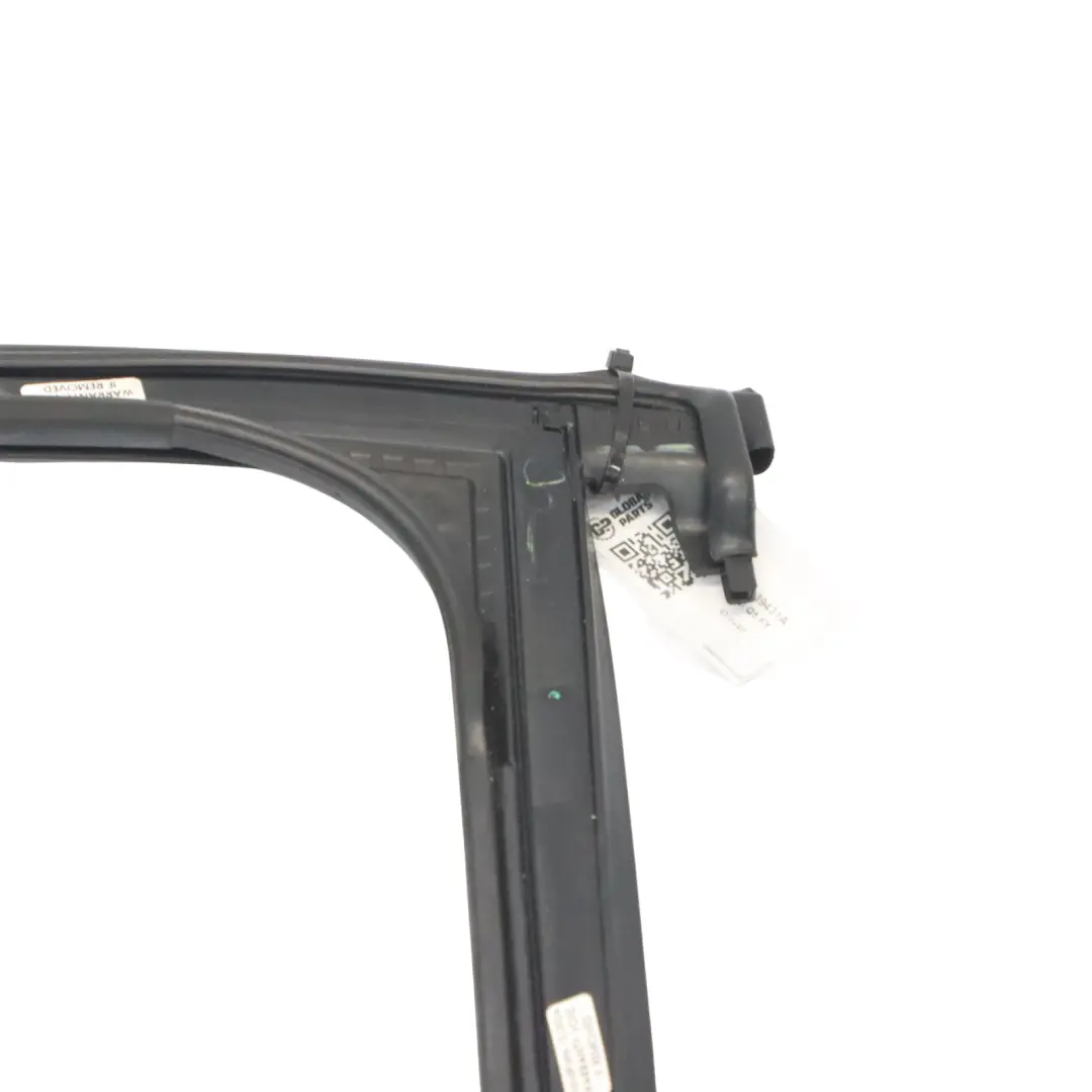 Upper Door Window Frame Trim Left N/S Surround Panel to Audi Q5 FY Rear with Part number 80A839431A Audi Q5 FY Rear Upper Door Window Frame Trim Left N/S Surround Panel - SKU 80A839431A - Part number 80A839431A