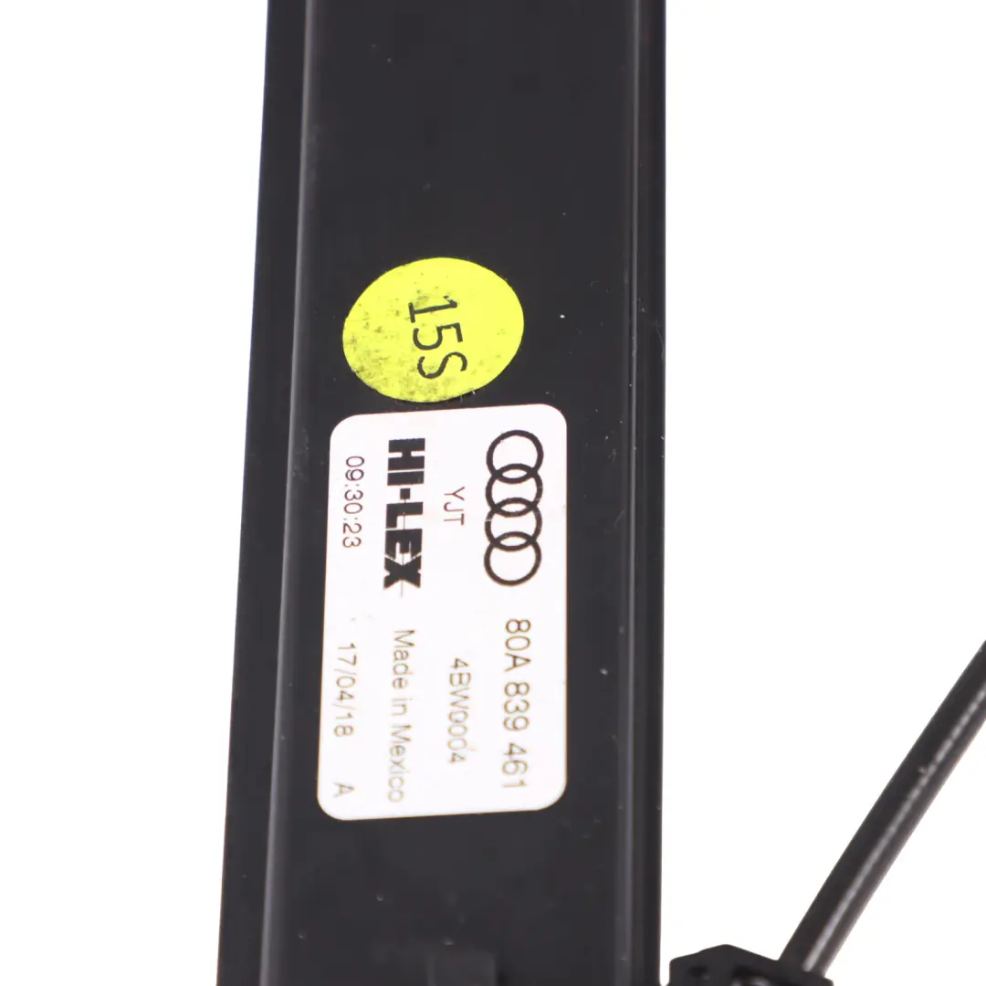 Audi Q5 Mk2 FY meccanismo regolatore alzacristalli posteriore sinistro - SKU 80A839461 - Numero di parte 80A839461
