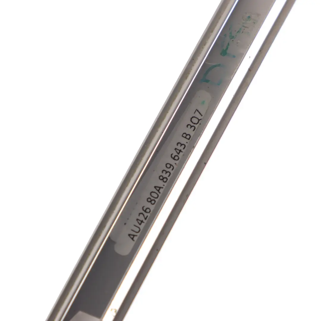 Finestrino Porta Striscia Esterna Posteriore Sinistra per Audi Q5 FY con numero di parte 80A839643B Audi Q5 FY Finestrino Porta Striscia Esterna Posteriore Sinistra - SKU 80A839643B - Numero di parte 80A839643B