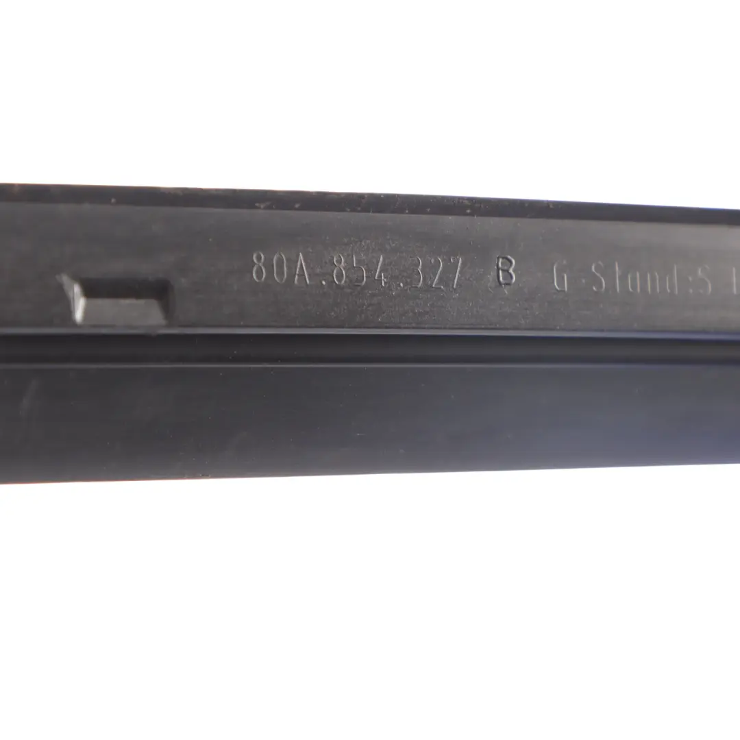 Windscreen Trim Strip Front Left N/S Moulding to Audi Q5 FY with Part number 80A854327 Audi Q5 FY Windscreen Trim Strip Front Left N/S Moulding - SKU 80A854327 - Part number 80A854327