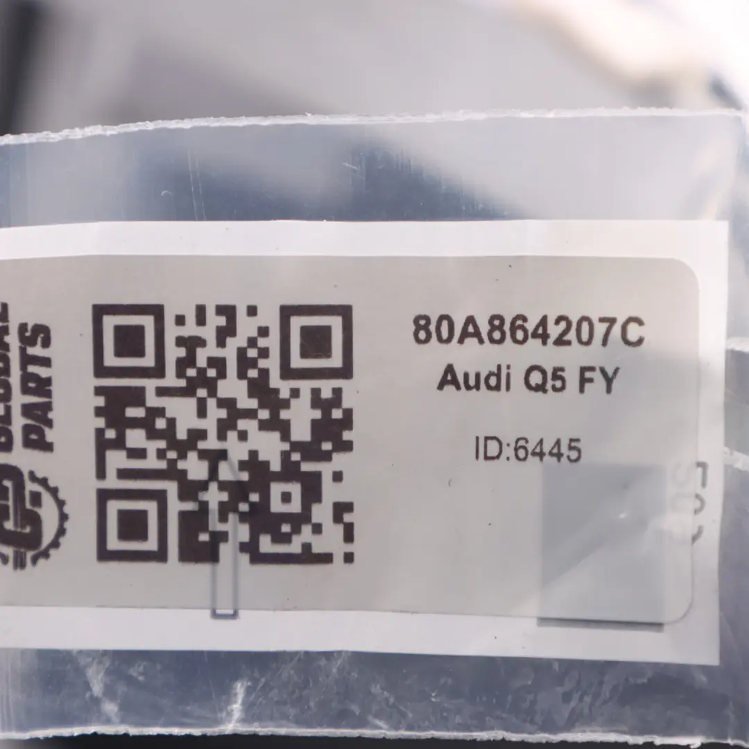 Audi Q5 FY Accoudoir avant Console centrale Housse d'accoudoir cuir - SKU 80A864207C - Numéro de pièce 80A864207C