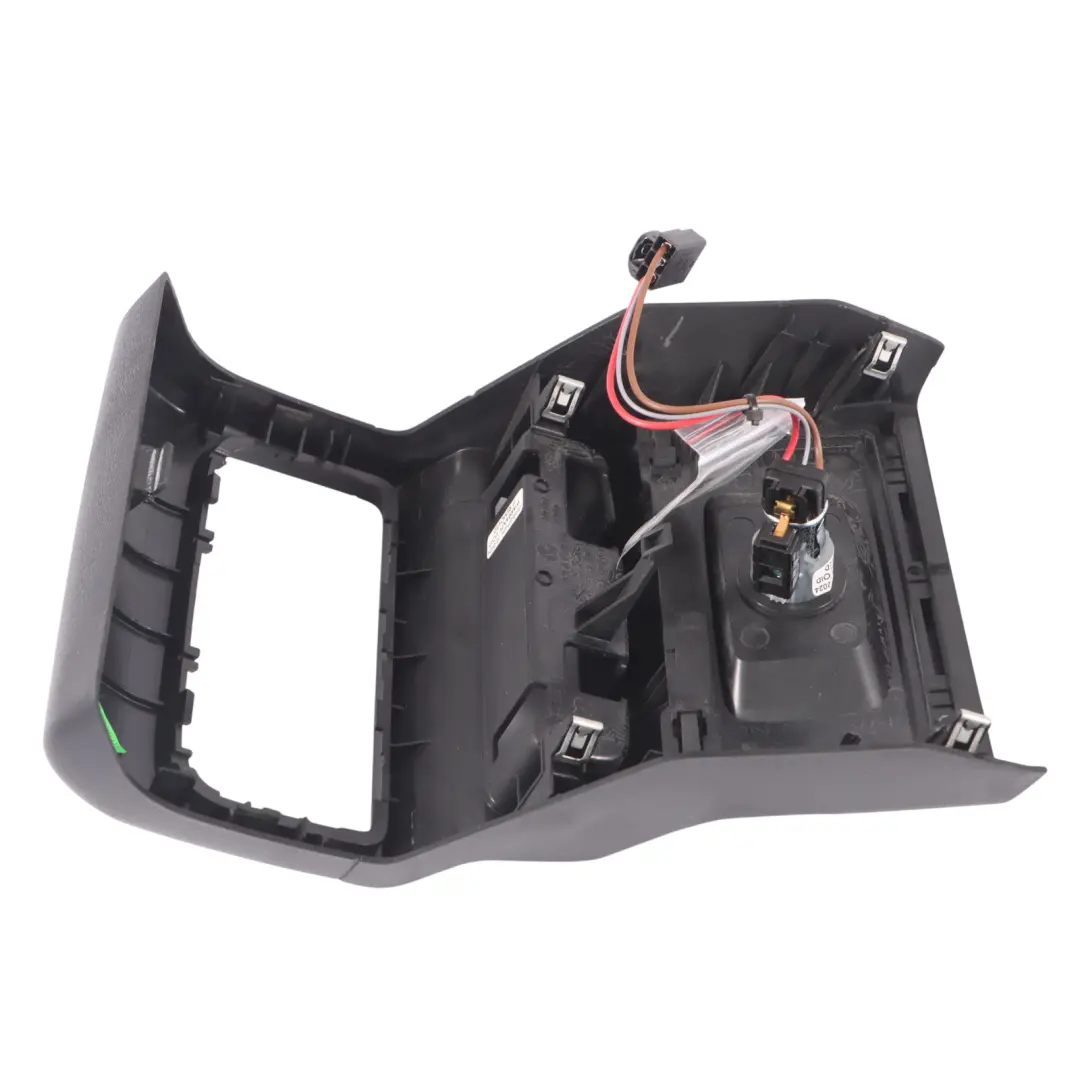 Audi Q5 Mk2 FY Centre Console Rear Cover Trim 12V Socket Black - SKU 80A864376A - Part number 80A864376A