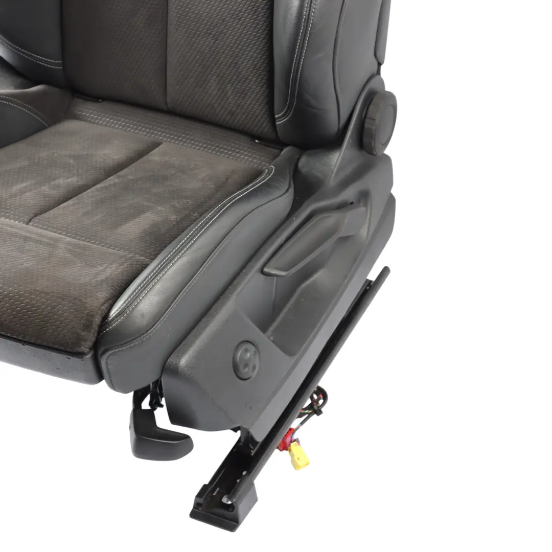 Mk2 FY Sport Seat Front Left N/S Heated S-Line Half Leather Black Grey to Audi Q5 with Part number 80A881805M Audi Q5 Mk2 FY Sport Seat Front Left N/S Heated S-Line Half Leather Black Grey - SKU 80A881805M-1 - Part number 80A881805M