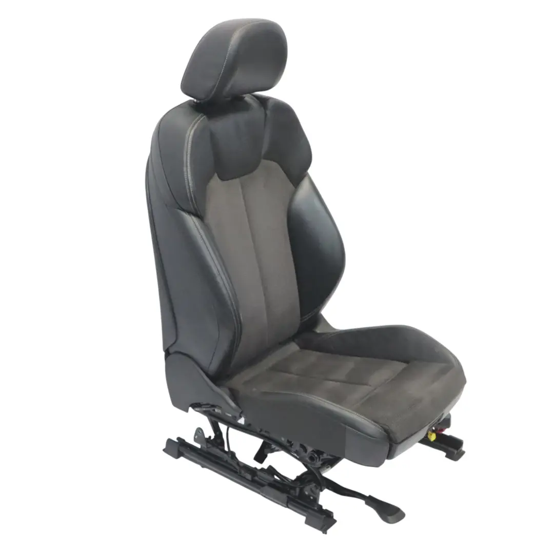 Audi Q5 Mk2 FY Sport Seat Front Left N/S Heated S-Line Half Leather Black Grey - SKU 80A881805M - Part number 80A881805M
