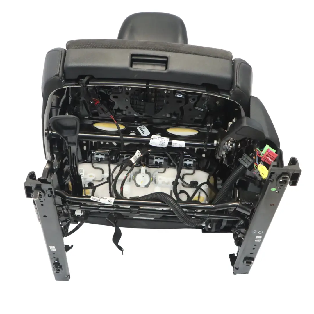 Audi Q5 Mk2 FY Sport Seat Front Left N/S Heated S-Line Half Leather Black Grey - SKU 80A881805M - Part number 80A881805M