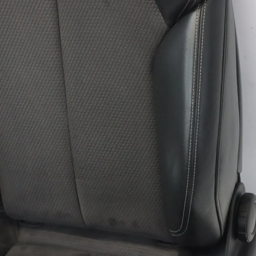 Audi Q5 Mk2 FY Sport Seat Front Left N/S Heated S-Line Half Leather Black Grey - SKU 80A881805M - Part number 80A881805M