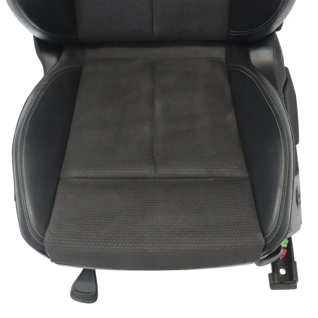 Audi Q5 Mk2 FY Sport Seat Front Left N/S Heated S-Line Half Leather Black Grey - SKU 80A881805M - Part number 80A881805M