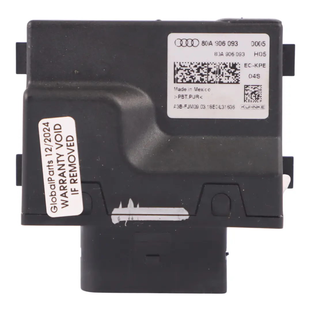 Kraftstoffpumpensteuergerät Modul ECU Diesel Kuhnke für Audi Q5 FY mit Teilenummer 80A906093 Audi Q5 FY Kraftstoffpumpensteuergerät Modul ECU Diesel Kuhnke - SKU 80A906093 - Teilenummer 80A906093