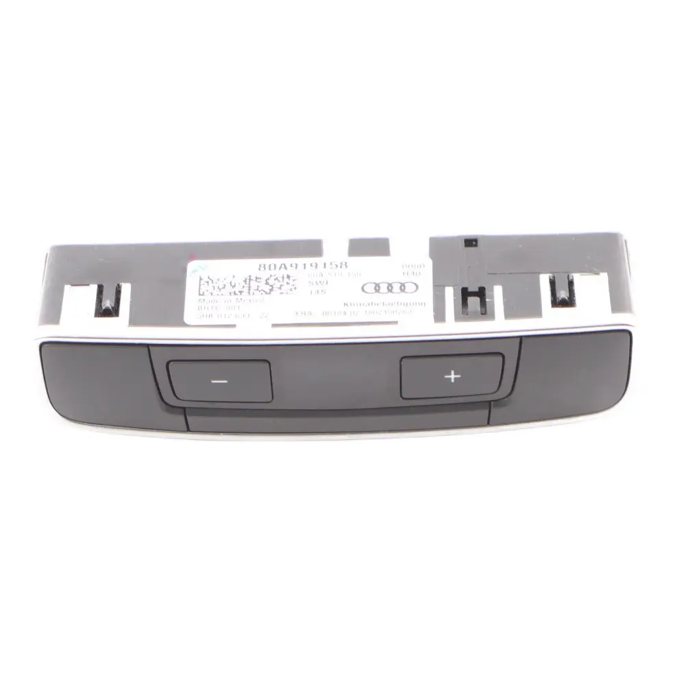 Posteriore A/C Aria Condizionata Pannello Controllo 8W0919158 per Audi Q5 FY con numero di parte 80A919158 Audi Q5 FY Posteriore A/C Aria Condizionata Pannello Controllo 8W0919158 - SKU 80A919158 - Numero di parte 80A919158